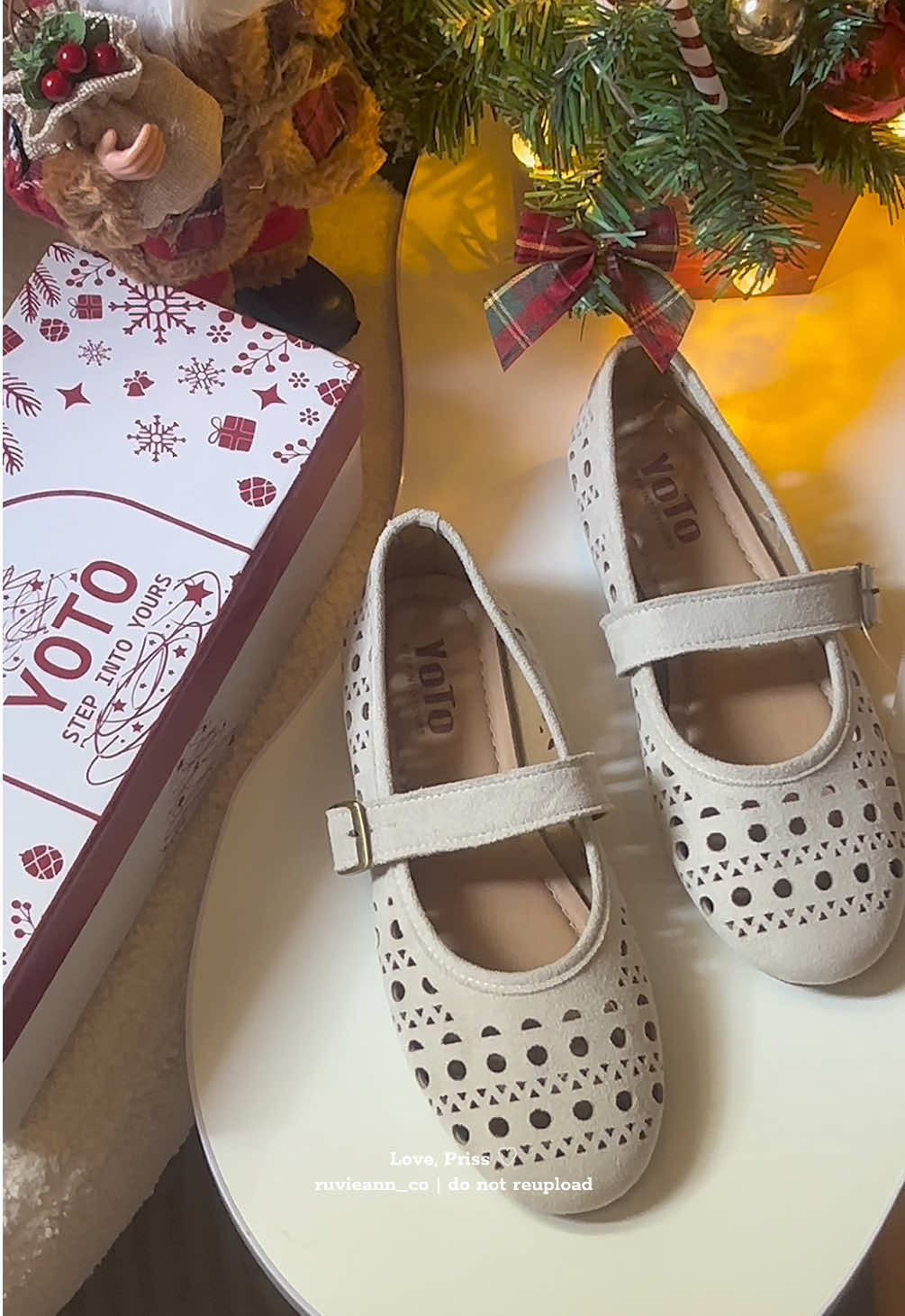 Love this suede ballet flat shoes 💕 #suede #balletshoes #dollshoes #maryjaneshoes #yoto 