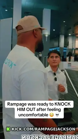 He got lucky Rampage held his cool #rampagejackson 