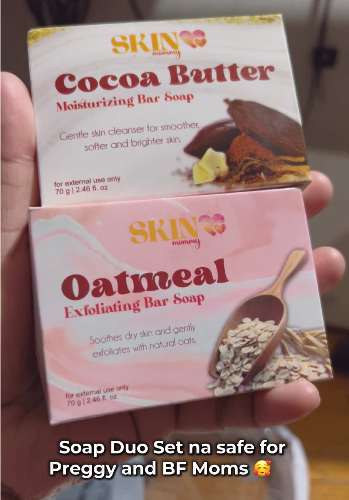 #skinmommysoapduoset #soapsafeforpregnant  #tiktokbudol #exfoliatingsoap #moisturizingsoap 