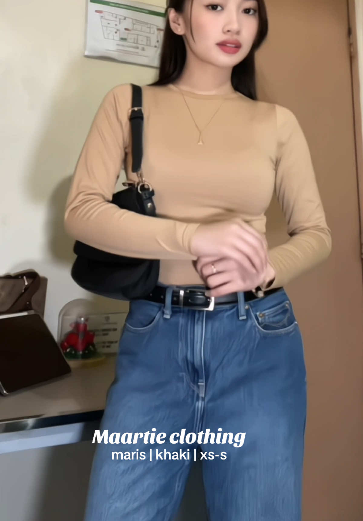 top less than ₱100?? pero the quality 10/10 💕 #maartieclothing #outfitinspo #doubleliningtop #cleangirl #OOTD 