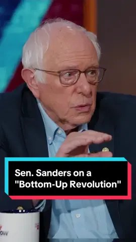 Senator @Bernie Sanders on the need for the Democratic Party to build a clear vision for governance following the success of the 