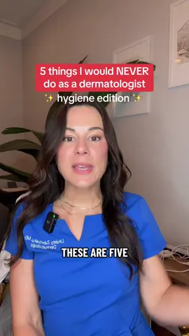 Never ever ever 👎 #hygiene #dermtok #hygieneproducts 