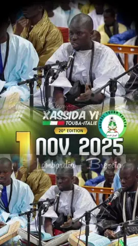 Wadial Journe Khassida Italy 2025 🥳😯 Kourel Veneto 🥳🇮🇹🥰-5 jour🥳🇮🇹 @Moustapha @Kourélou xassida yi diaspora  #khassida #journekhassidaitaly #kourel_khassida #senegalaise_tik_tok #mouride 