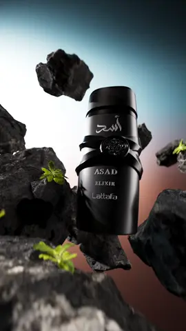 Asad Elixir is power under pressure. Pink pepper sparks the first hit of freshness before warm tobacco take over. Deep patchouli and Olibanum ground it in power. This scent is smooth, magnetic, and made to draw you in. Top Notes: Pink Pepper, Saffron, Grapefruit Middle Notes: Tobacco, Cedarwood, Vanilla Base Notes: Patchouli, Olibanum, Cashmeran, Dry Amber #Lattafa #Lattafaperfumes #AsadElixir #LattafaNeverSleeps #TroubleTogether