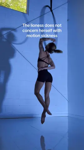 At this point couldn’t get dizzy if I tried. #fyp #nonchalant #aerialhoop #dance #trend