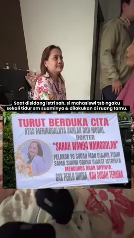 Membalas @Calon Makmum 🧕🏻 #sarahwandanainggolan #sucifeblikasilaban #ronnydharmaprasetiya #mahasiswikedokteran #selingkuh 