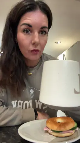 You know I had to test this properly 🤣 Coffee in one hand, bagel in the other,and the Sacheu Beauty Lip STAY-N hasn’t moved! No transfer, no smudge… this one’s definitely food/drink proof  #sacheubeautyuk #stayNbeauty #makeup #fyp  