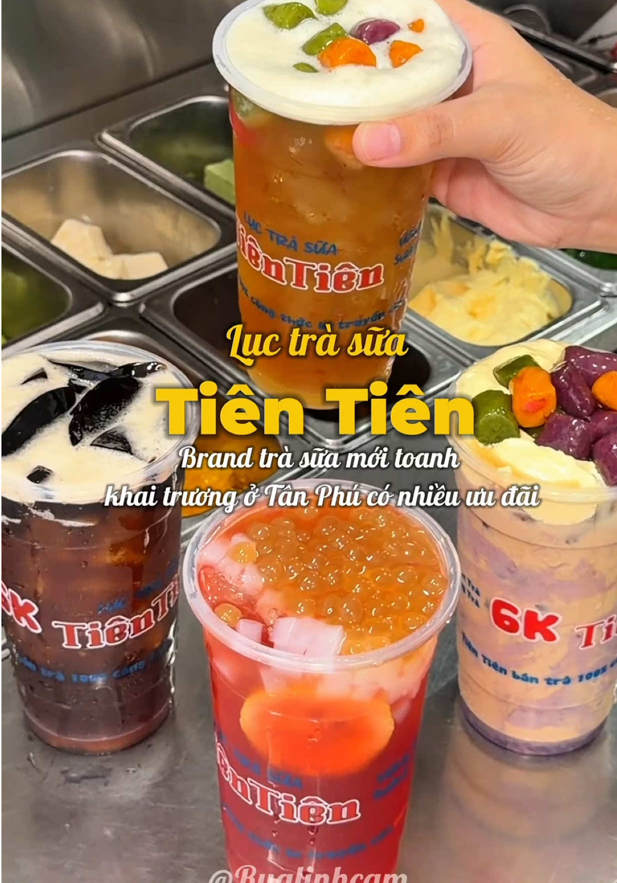 Mới toanh à!!! Đang có quá trời ưu đãi lunnn 🥰 #rualinhcam #luctrasuatientien #tanphu #saigondidau #saigonangi 