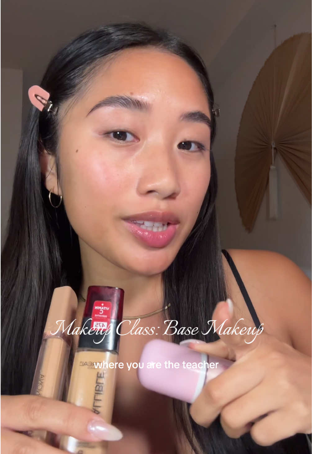 My routine for flawless foundation and base makeup 🙂‍↕️ Comment below what your tips and tricks are for your base routine!  PRODUCTS USED: @ONE SIZE BEAUTY Vitamin B12 Base Thinner and Powder Melt Glass Setting Spray @elfcosmetics Liquid Poreless Putty Primer @L.A. Girl Cosmetics Pro Conceal in Peach Corrector and Mint Corrector  @L’Oréal Paris Infallible Fresh-Wear Foundation  @Beautyblender Original BeautyBlender Makeup Sponge @Natasha Denona Hy-Glam Concealer @Sephora Collection PRO Concealer Brush 57 @Charlotte Tilbury Airbrush Flawless Finish Setting Powder #foundationroutine #basemakeup #foundationtutorial #glowyskin #fullglam 