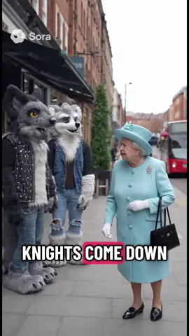 Queen Elizabeth’s first experience with furries  👵🏼 👑 #fyp #inconvienencecore #queenelizabeth 