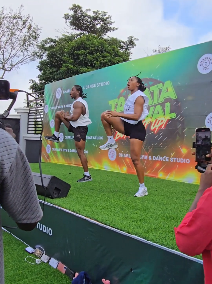 Our Trainers Burned It Up 🔥 #tabatafestival_by_charliesgym  @Charles iyere  @Tenashe ❤  #gym #charlies_gym_dancestudio #Fitness #charlies_workout_session 