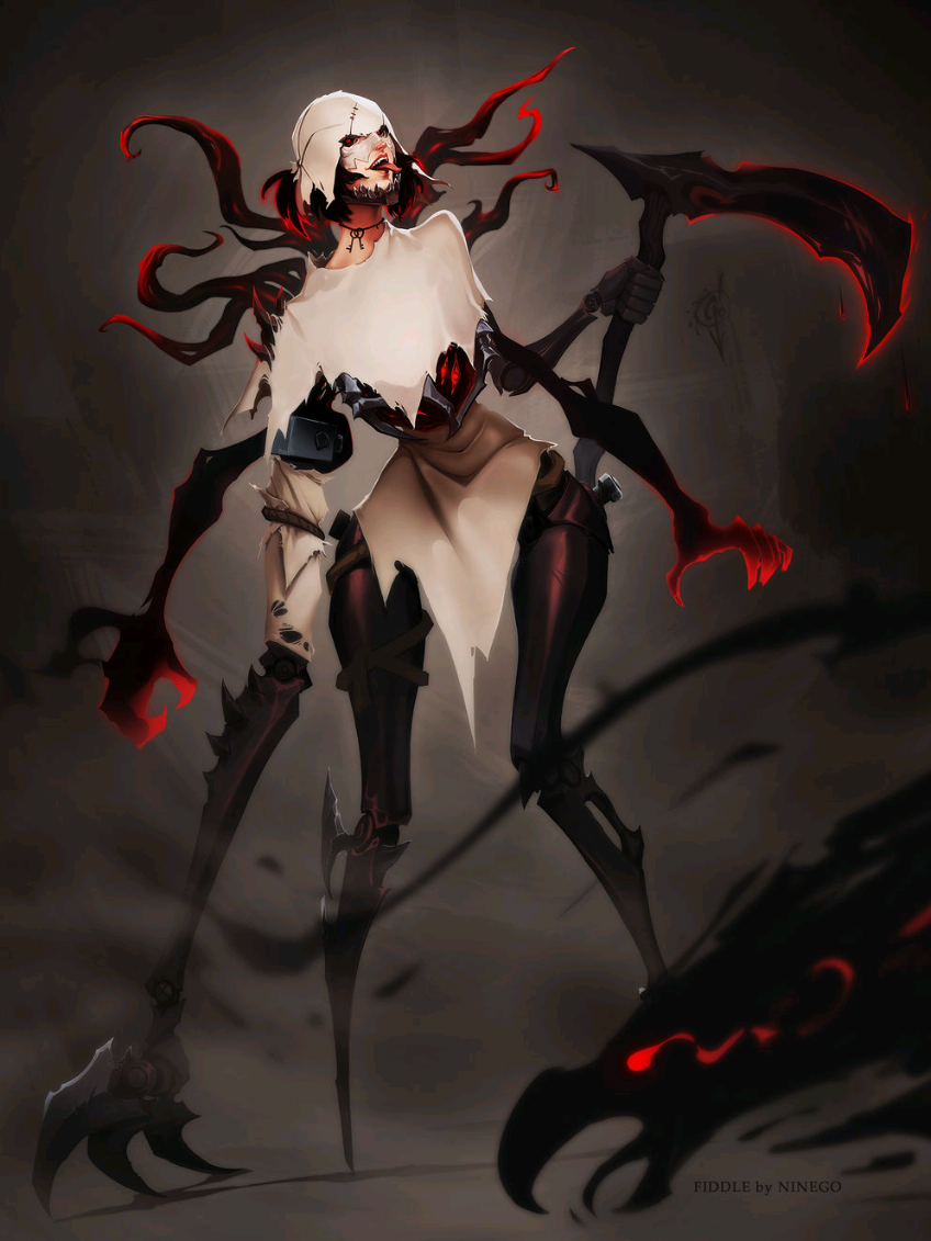 If Kayle sounded like Fiddlesticks. Thumbnail art by Ninego #leagueoflegends #riotgamesleagueoflegends #impressions #voice #voiceacting 