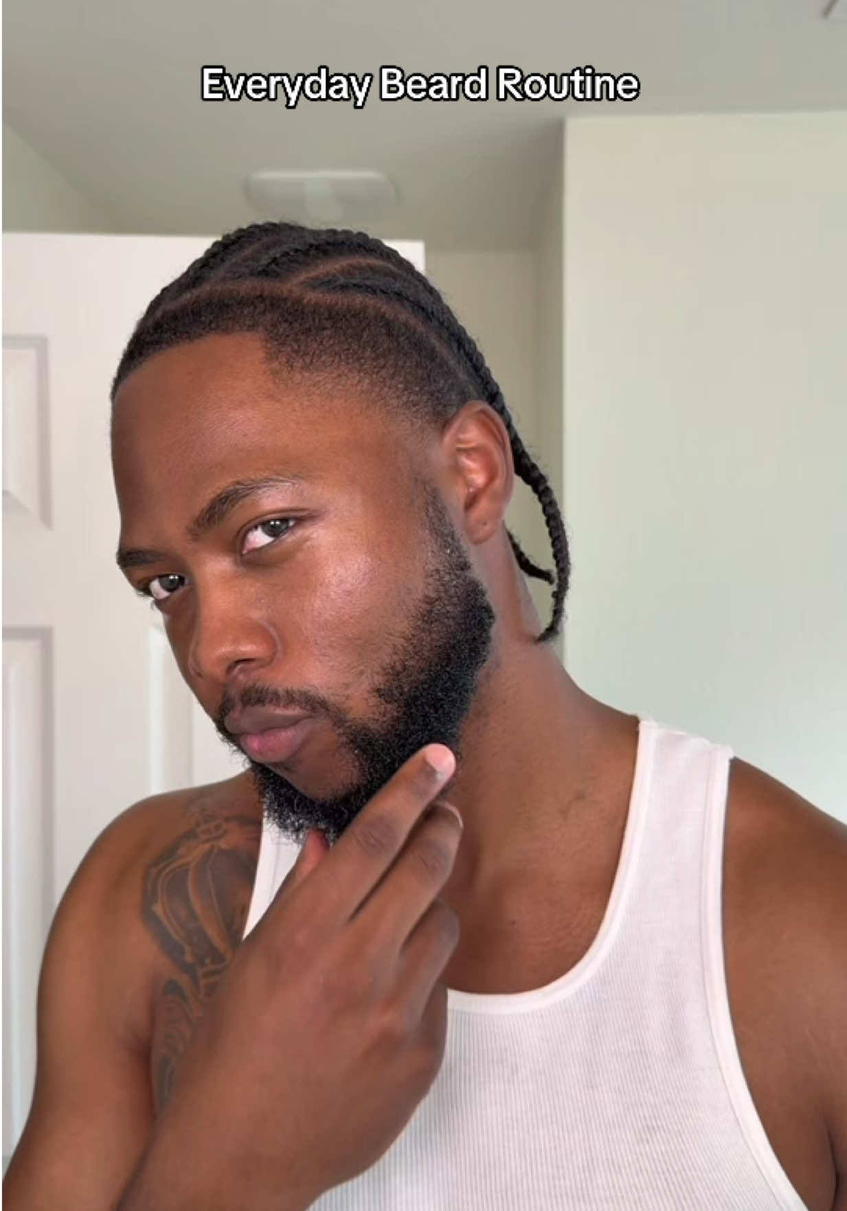 For the men with no beard keep scrolling 🥱 @SheaMoisture  @Amazon  #fyp #beard #routine #men  #SelfCare 