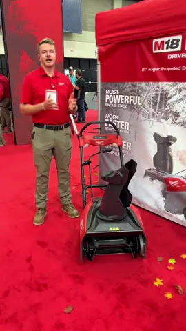 New Milwaukee M18 Snowblower! #milwaukeetools @Milwaukee Tool 