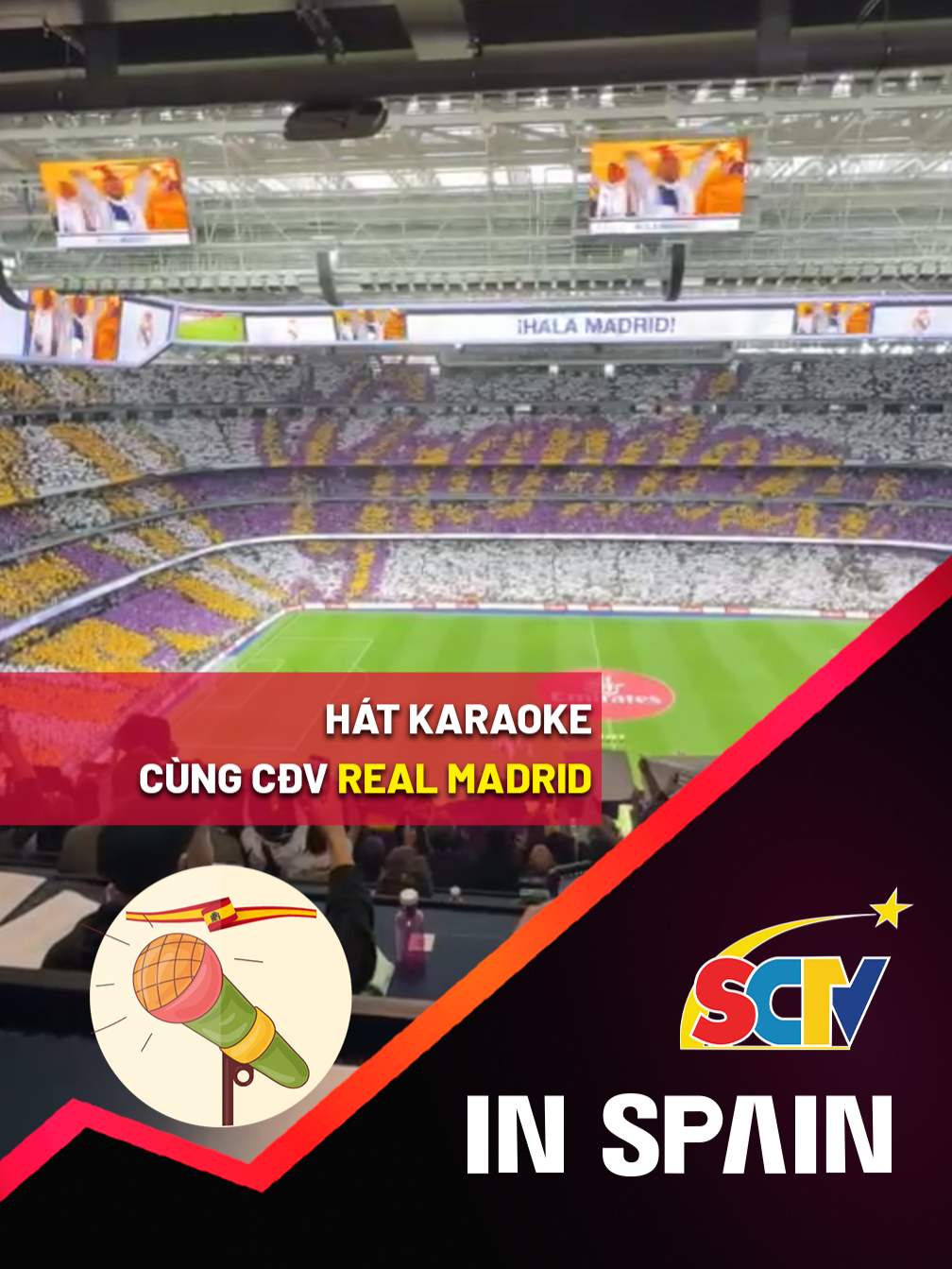 Rùng mình khi nghe các CĐV hát vang tại Santiago Bernabéu #SCTVThethao #SCTVinSpain #Samsung #GalaxyAI #GalaxyZFold7 #UltraGapMo #sportsontiktok
