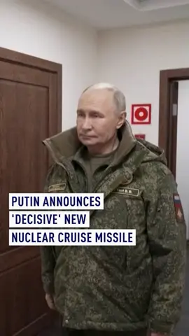Russia has successfully tested its nuclear-powered Burevestnik cruise missile, a nuclear-capable weapon Moscow says can evade any defense system, and will move towards deploying the weapon. #russia #putin #military #missiles