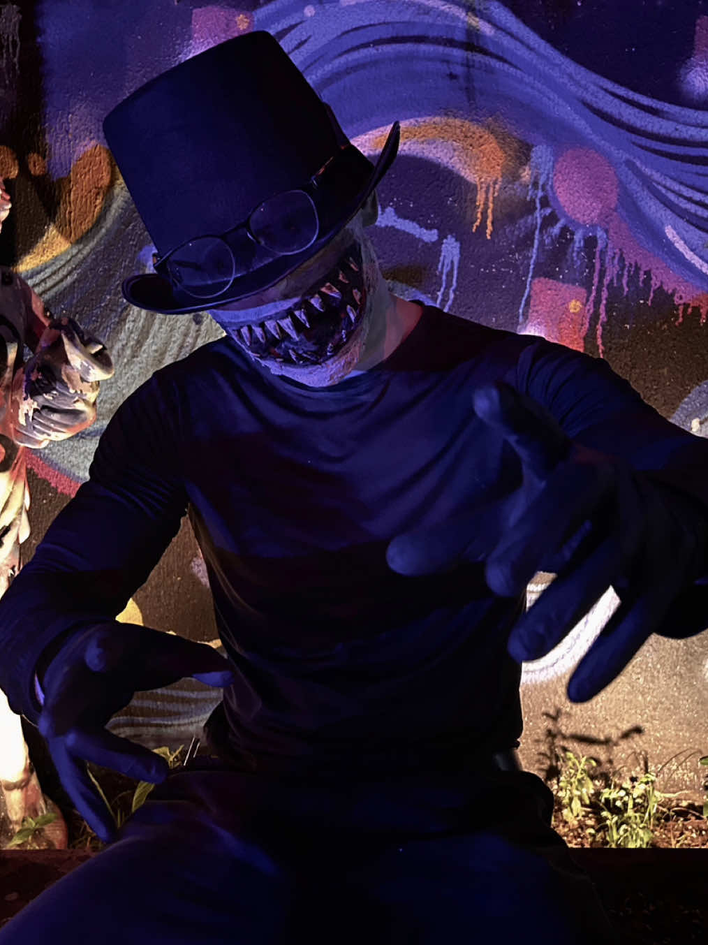 fantasia de ontem 👻 #homemtorto #halloween #theconjuring #thecrookedman #invocacaodomal 