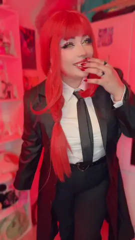 SAW DEMON SLAYER MOVIE YESTERDAY IT WAS SO GOOD MY BBG MITSURI #makimacosplay #makimachainsawmancosplay #makimacsmcosplay #chainsawmancosplay #plussizecosplayer 