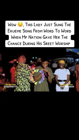 This Lady Just Went Hard With The Ekueme Song During @Mpnation music Street Worship 🔥🔥🔥 #nigeriangospelmusic #ekuemesongs #mpnationmusic #foryoupage #goviral 