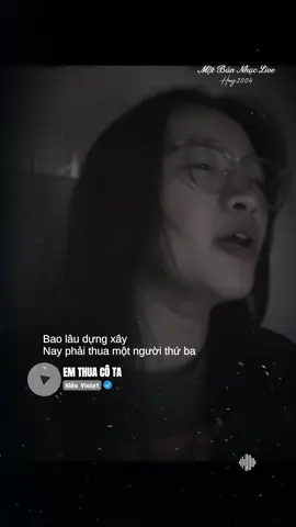 Quá đỗi nuông chìu Đánh mất một tình yêu…#motbannhaclive #emthuacota #hienviolet #cover #nhachaymoingay 