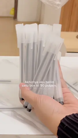 Capek tiap minggu beli pulpen baru 😅 Sekarang aku stok sekalian aja 😆 #pulpenmurah #pulpenviral #pulpengel #yukikohouse 