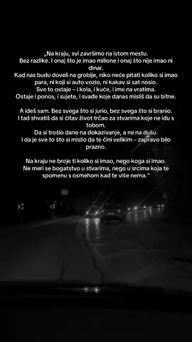 #životnerealnost #istinaživota #prolaznost #vrednostiduše #neponesemosaosimsebe