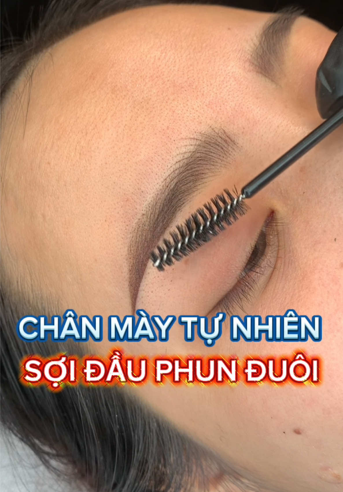Chân mày sợi đầu phun đuôi. Xu hướng làm đẹp chán mày hiện này đó cả nhà ơi #nguyenthuphunxam #phunxamthammy #chanmaydepbinhduong #hairstroke  #soidauphunduoi 