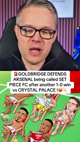 🚨MARK GOLDBRIDGE reacts to ARSENAL beating CRYSTAL PALACE 1-0 and defends them being called SET PIECE FC !👏🏻 #fyp #markgoldbridge #arsenal #crystalpalace #PremierLeague 