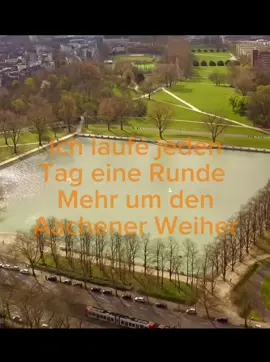 Tag 3 meiner Aachener Weiher Challenge; Ich laufe jeden tag eine Runde mehr um den Aachener Weiher Credits an @Kim Gottwald #Running #fyp #challenge #goonemore 
