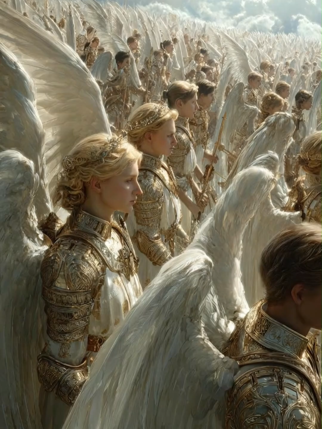 تفتكر مين هما  الملائكه ؟ 🎬 AI Cinematic Director: @moreesgerges #كنيسه #كنيسة #ترانيم #وعظات_تاملات_ترانيم #مسيحي