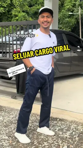 Replying to @firdausfackrie #cargopants #seluarcargo #unisexcargo #zekecargo 