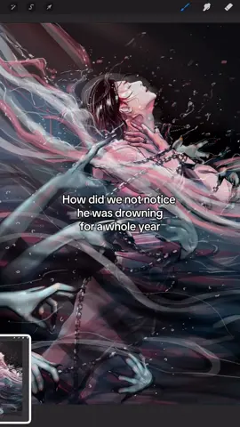 For Hyunjin. @Stray Kids  When he confessed he was struggling and was thinking about quitting, it really hit home for a lot of us. It’s something that artists and artistic people struggle with daily and to see that we almost lost one of the greatest talents from it is so scary.          #hyunjin #straykids #art #fyp #skz 