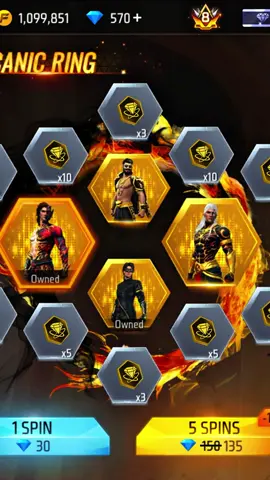 Volcano ring event ends in 3 days! #ivyff #FreeFire #garena #garenafreefire #freefire_lover 