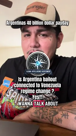 The $40 billion Bella in Argentina is connected to the Regina change in the near future of Venezuela. The US needs allies in the region and this will be perfect for Trump. #argentina #usbailout #politicstiktok #usa #breakingnews #news #javiermilei2023 #usanews #argentina🇦🇷 #polticaltiktokt 