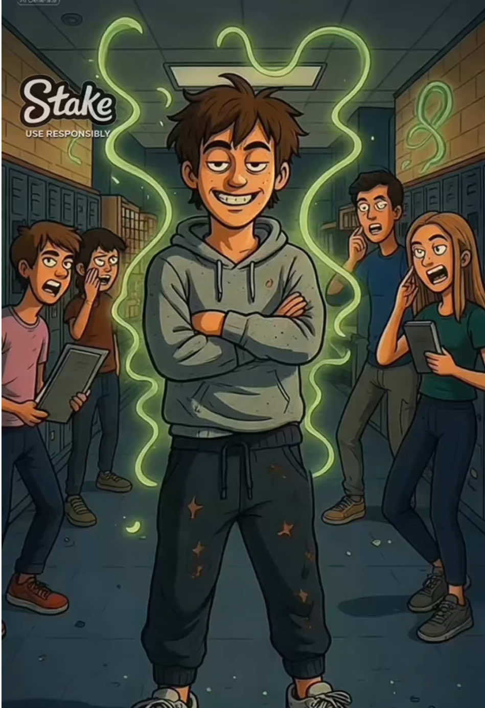 The guy who refuses to shower🚿🧼#highschool#animation