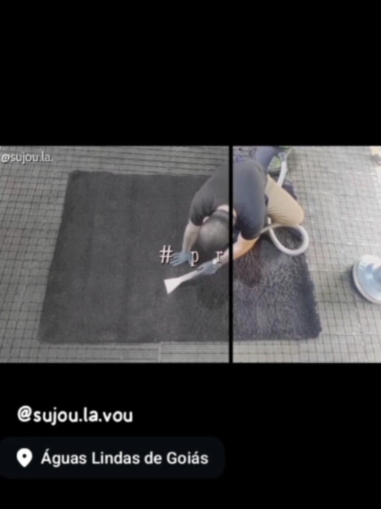 🔴 Vídeo completo no Youtube (@sujou-lá-vou) 🤩 Aqui você acompanha de sons reais de lavagem completa de tapete – aspirador, escovação, espuma, enceradeira e água corrente. 🚫Sem música, sem fala! Apenas sons naturais de limpeza para você relaxar, estudar, meditar ou até dormir. 💤  São vídeos perfeitos para quem procura relaxamento, gatilhos sonoros, e distração agradável. ❤️ Limpeza real de tapete Sons reais que geram calma e bem-estar. 🏠 Serviço profissional de lavagem de tapetes em Águas Lindas de Goiás 👉 Somos a Sujou? Lá, Vou!, especialistas em higienização completa de tapetes. Quer seu TAPETE limpo também? 🤩 Nós cuidamos para você com toda a qualidade profissional. Fale agora mesmo e peça seu orçamento! ✅ Promoção com desconto especial ✅ Busca e entrega grátis em Águas Lindas de Goiás ✅ Cotação rápida para cidades vizinhas 📞 Entre em contato agora mesmo e peça seu orçamento! 👍 Gostou do vídeo? ✔ Deixe seu like ✔ Inscreva-se no canal ✔ Compartilhe com quem também gosta de vídeos satisfatórios de limpeza