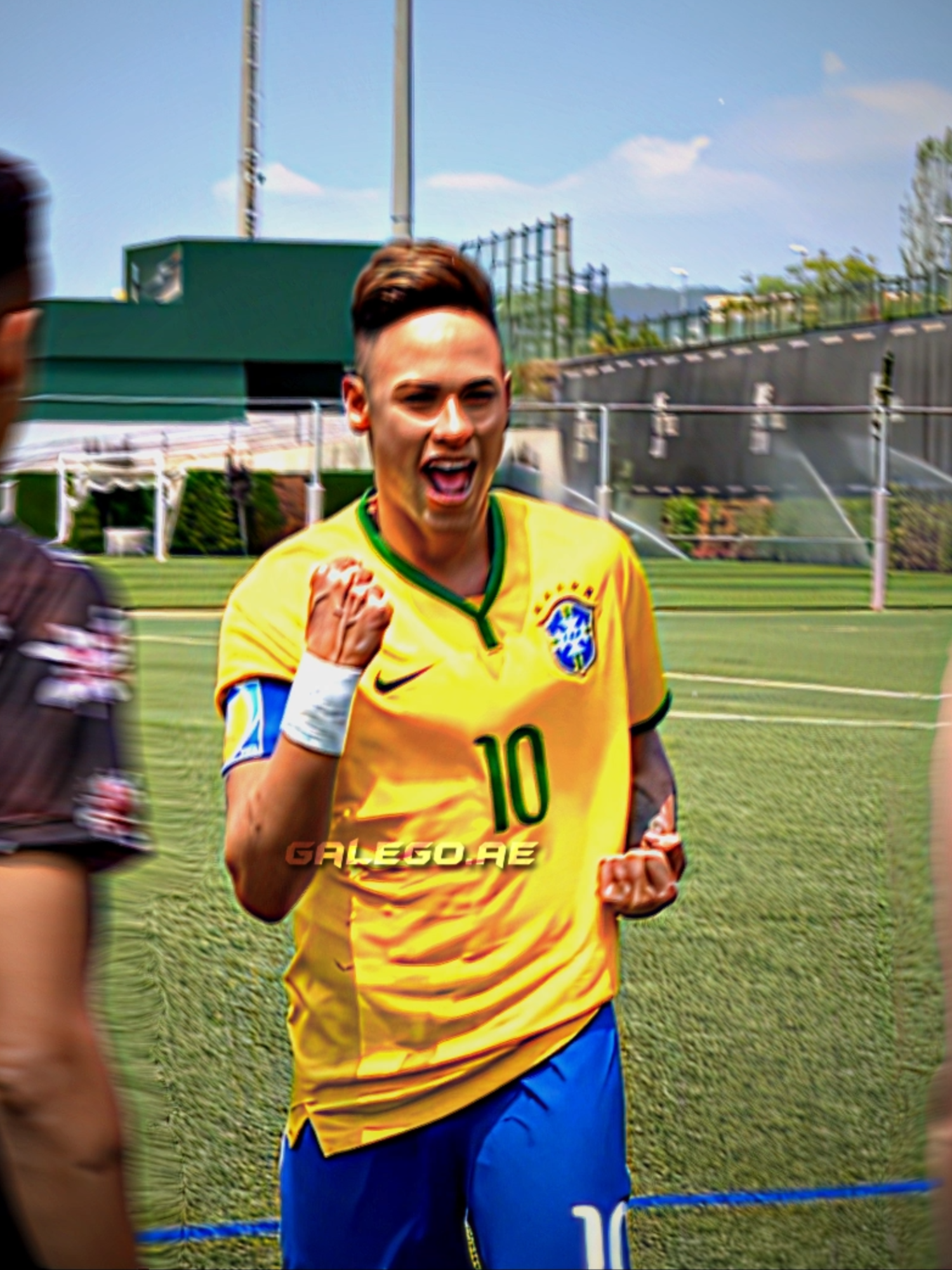 Neymar and his statue 🔥#efeitos #neymar #edit #fotball #fyp