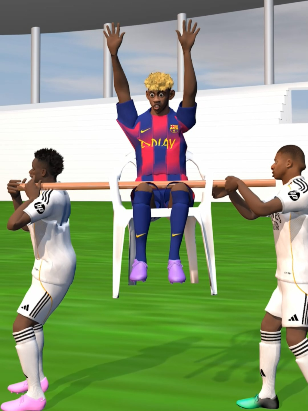 Real Madrid players learn Yamal how to Respect Real Madrid 😂. #realmadrid #barcelona