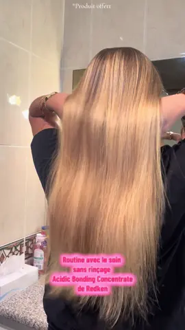 Mon indispensable capillaire❤️‍🔥 Produit offert @Redken @Beauty Crew FR #redkenfr #beautycrewleaveitin #acidicbondingconcentrate #redkenhaircare #glossyhair 