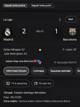 silahkan yang mau hujat mumpung kalah nih ☺️🥀#barcelona #viscabarca🔴🔵 #bissmillahfyp #xybca #fyp 