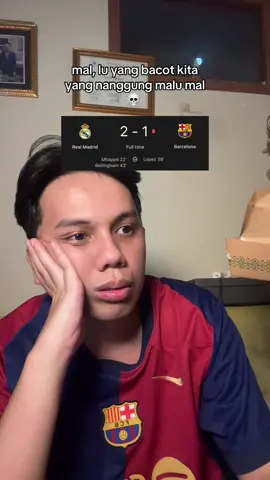 ntnt guys, gaada alasan, kalah ya kalah… #viscabarca🔵🔴 #ElClasico 