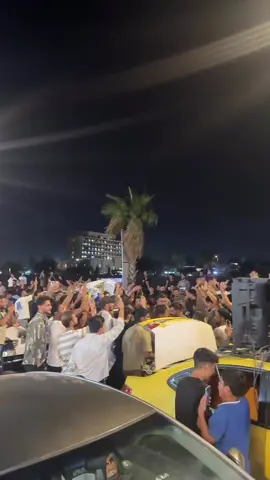 احتفالات كبيره وضخمة على كورنيش ديالى فرحاً ب فوز #ريال_مدريد