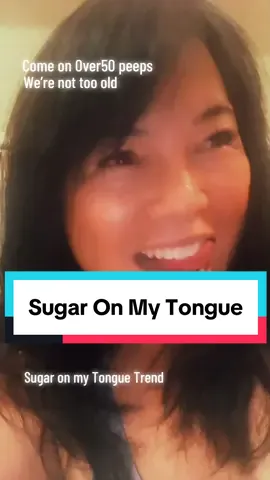 I just went to the dentist so I figured why not. #sugaronmytongue #over50 Edition 