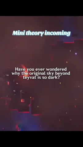 also btw i forgot to add one more possible reason why it appears red, probably due to the barrier that the heavenly principles made surrounding teyvat since some shade’s powers are red: red barrier=>red sky. I wanted to add more but i’m too tired😩 so stay tuned for more ig #GenshinImpact #aether #alice #octavia 