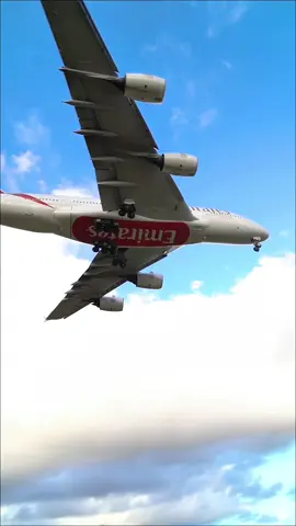 King of the sky #a380 #emirates #fyp #mauritius🇲🇺 #planespotting 