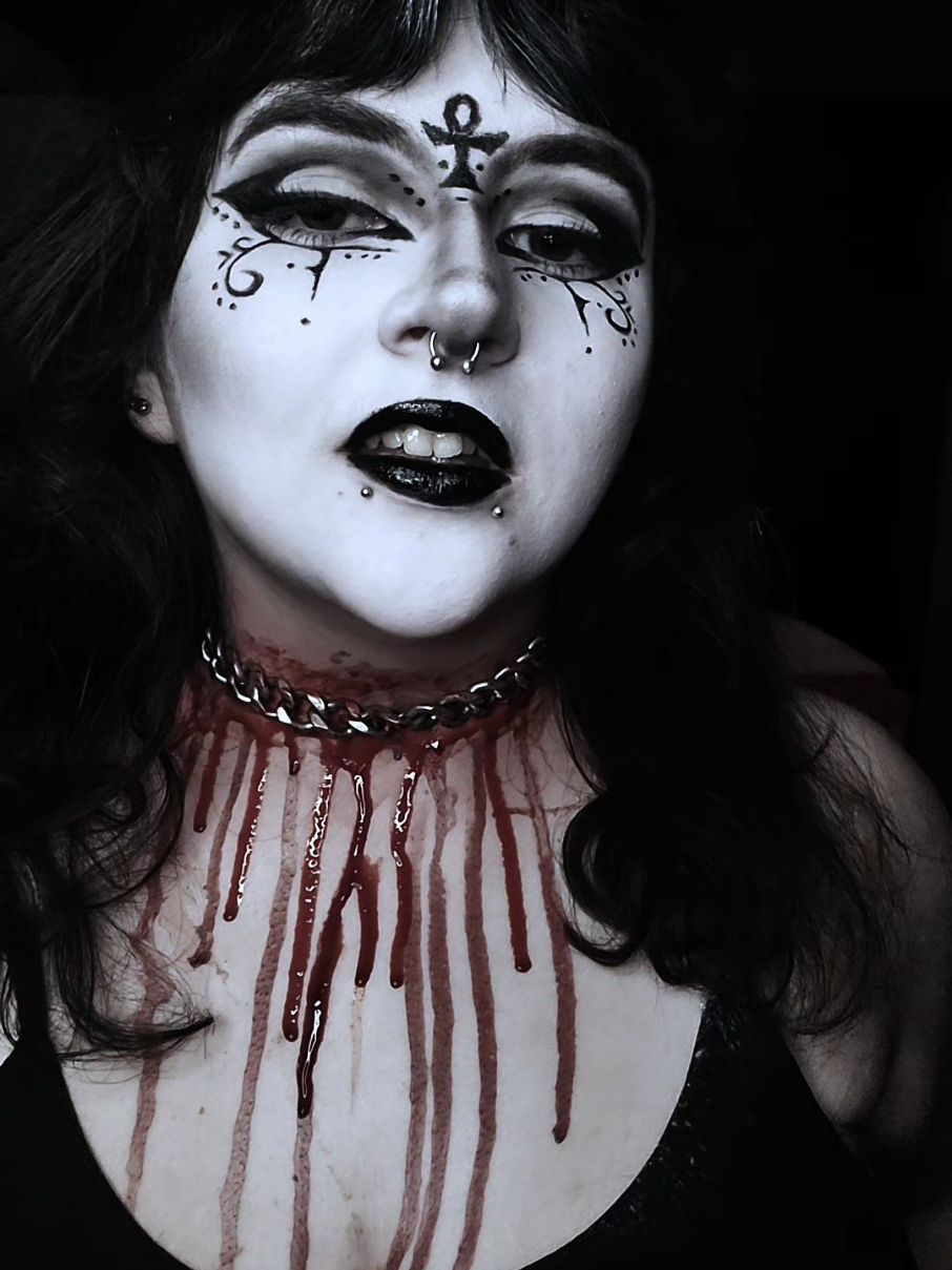 Too... Tight... #fyp #sfx #halloween #horror #goth 