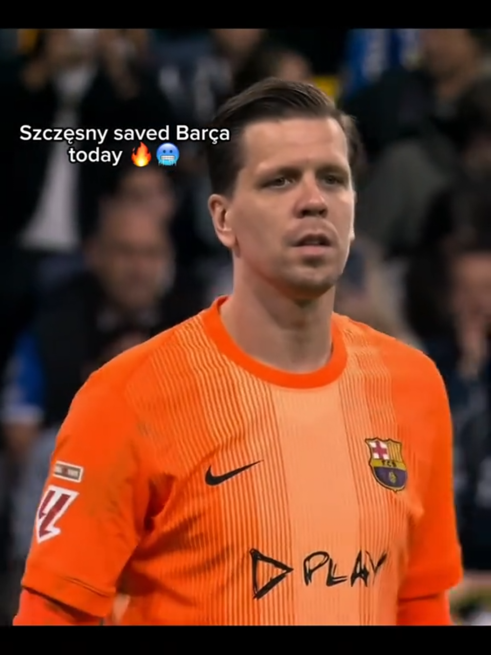 Szczęsny was the only one trying today 💔 #football #fyp #Soccer #szczęsny #barcelona 