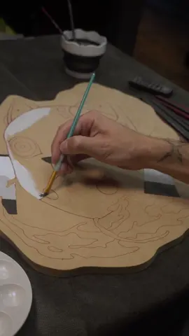 What’s the first thing you noticed when watching this video ? #filming#demonslayer#tanjiro#artwork#painting