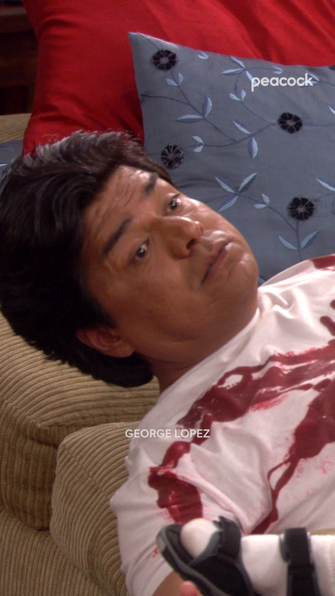 George is the king of Halloween 🙂‍↕️ #GeorgeLopez is streaming on Peacock. #Halloween #AngieLopez #DogCostume #Comedy