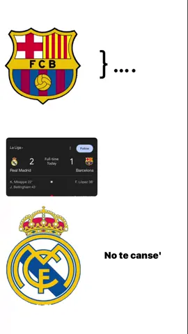 REAL MADRID!! 😛😼 Barcelona hicieron bien igual no los odio pero si jugaron bien también #realmadrid #barcelona #game #Soccer #fyp 